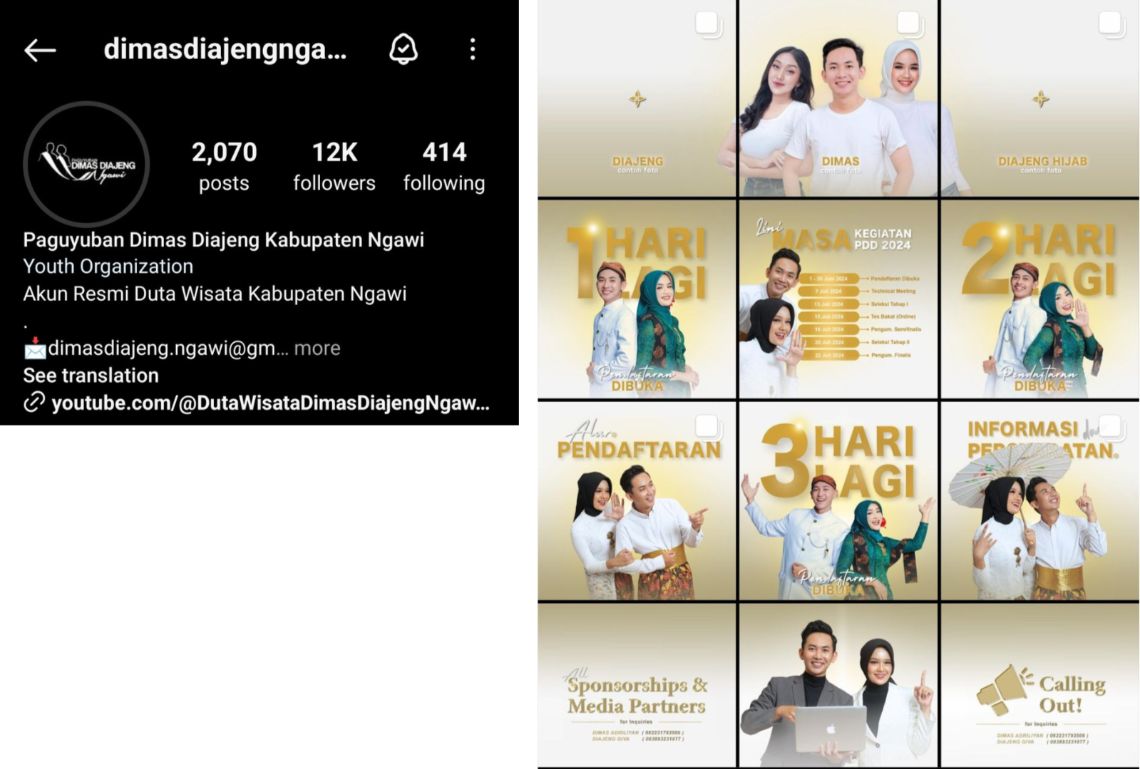 Instagram @dimasdiajengngawi